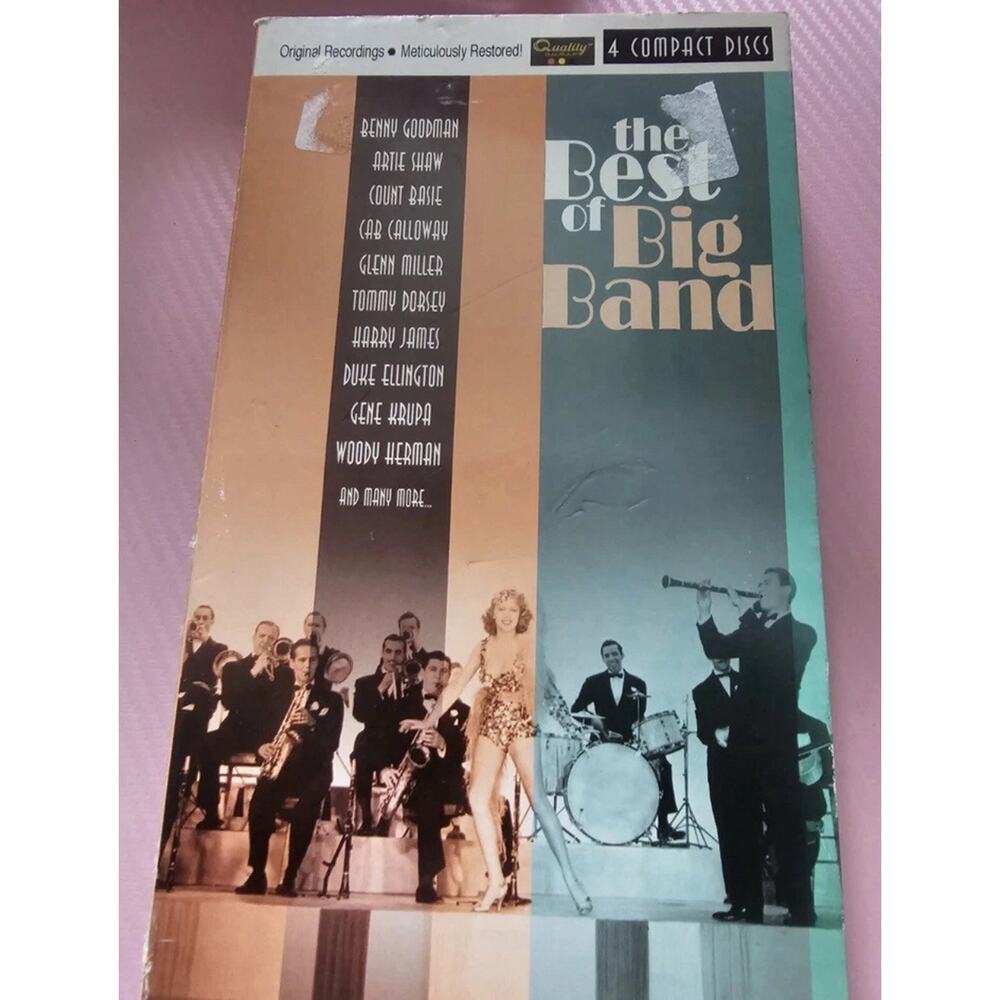 The Best of Big Band 4 CD Box Set - New Plastic Packaging Is Broken